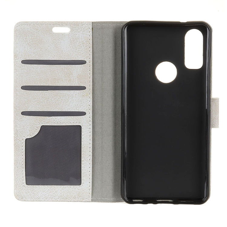 Retro Crazy Horse Texture Horizontal Flip Leather Case for BQ Aquaris X2 / X2 Pro, with Holder & Card Slots & Wallet & Photo Frame