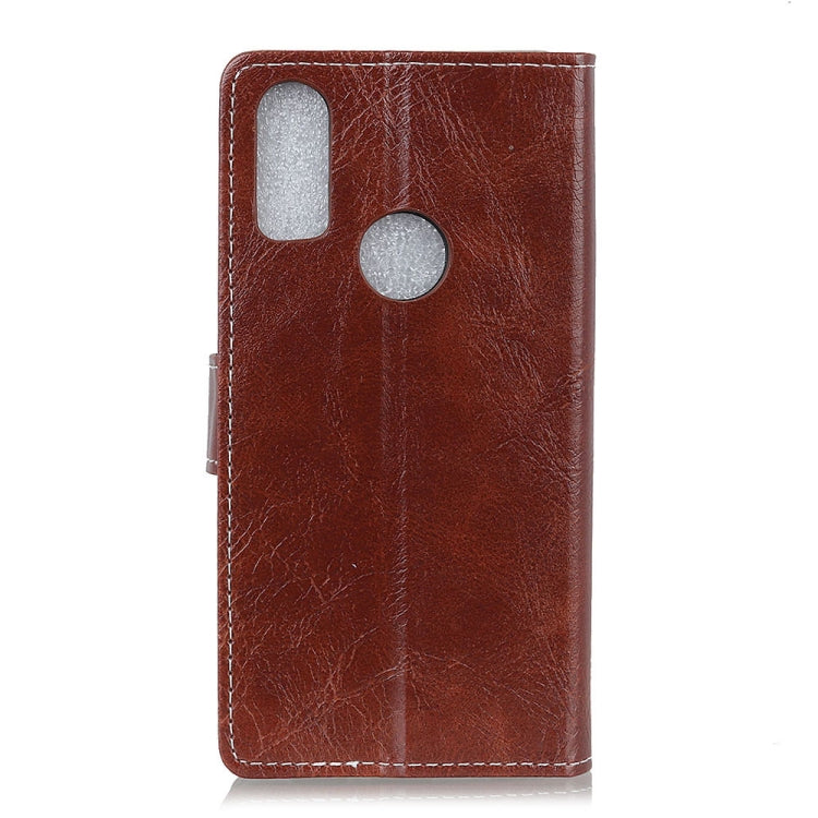 Retro Crazy Horse Texture Horizontal Flip Leather Case for BQ Aquaris X2 / X2 Pro, with Holder & Card Slots & Wallet & Photo Frame