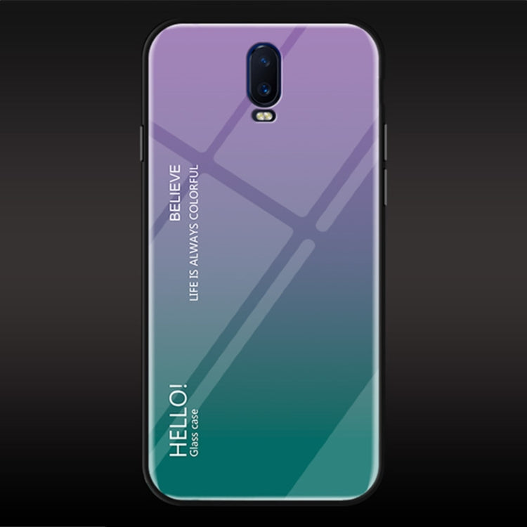 Gradient Color Glass Case for OnePlus 6T