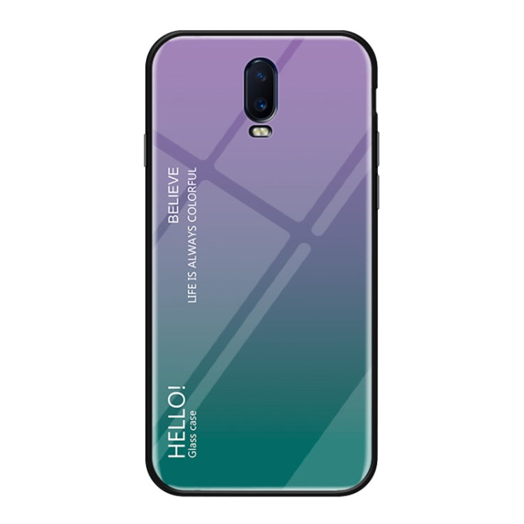 Gradient Color Glass Case for OnePlus 6T