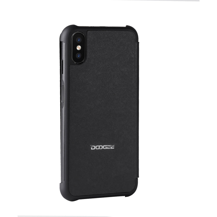 Horizontal Flip Leather Case for Doogee X55(Black)