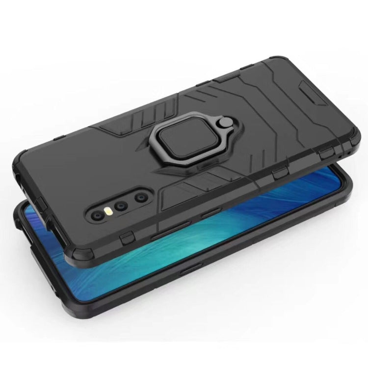 Shockproof PC + TPU Protective Case for VIVO X27, with Magnetic Ring Holder