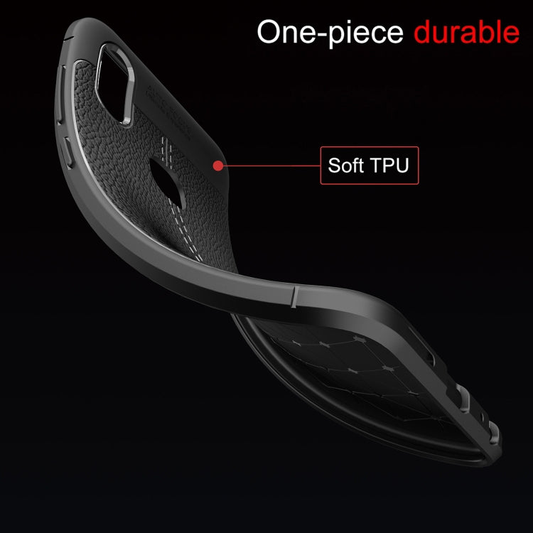 Litchi Texture TPU Shockproof Case for vivo V11i