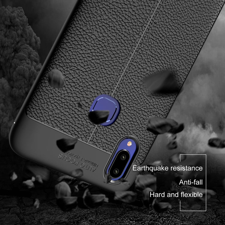 Litchi Texture TPU Shockproof Case for vivo V11i