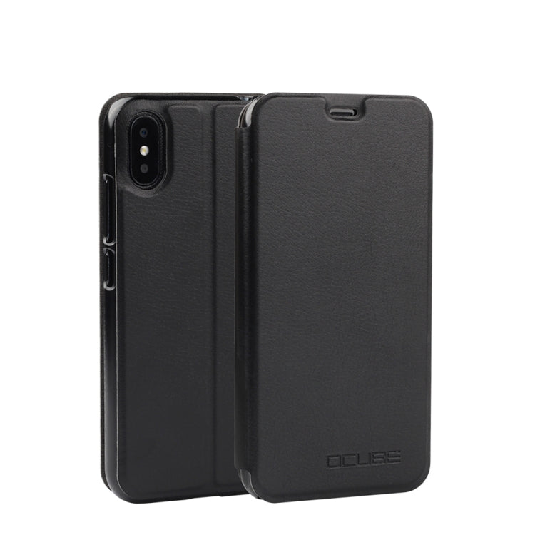 OCUBE Spring Texture Horizontal Flip Leather Case for Blackview A30, with Holder