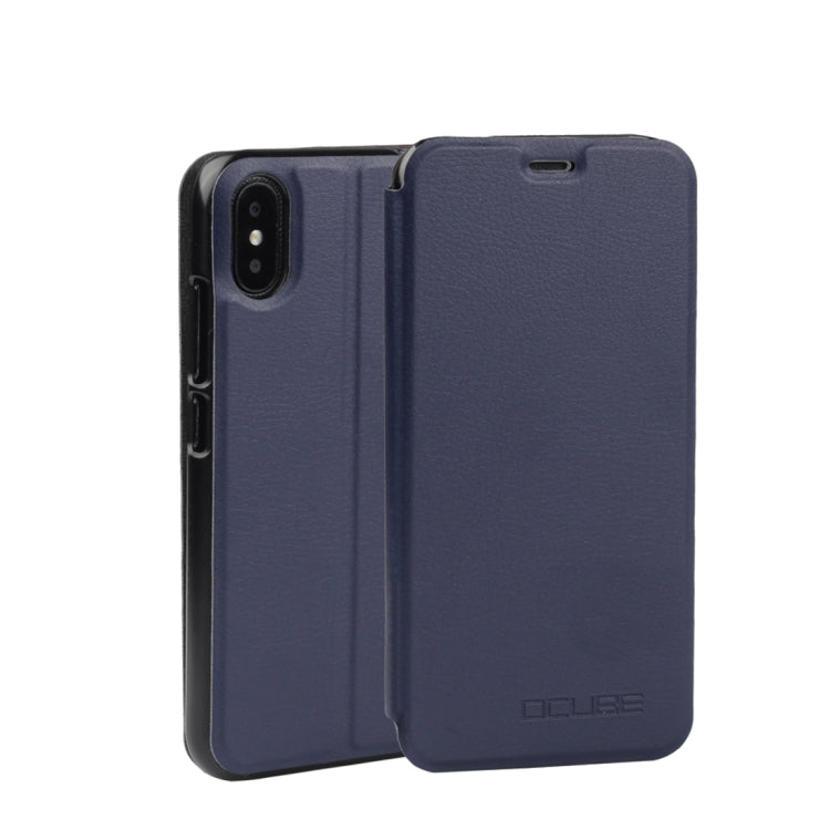 OCUBE Spring Texture Horizontal Flip Leather Case for Blackview A30, with Holder