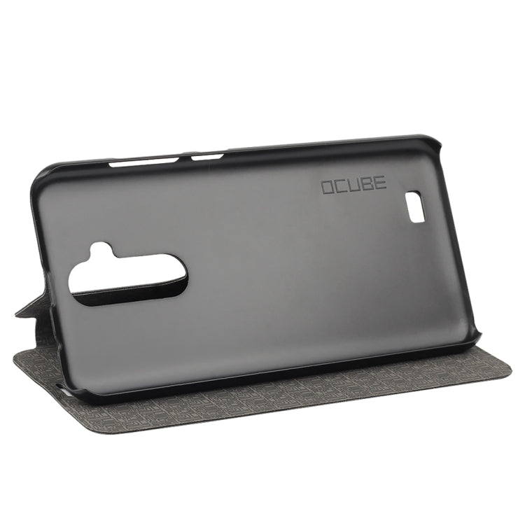 OCUBE Spring Texture Horizontal Flip Leather Case for Oukitel C12 / C12 Pro, with Holder