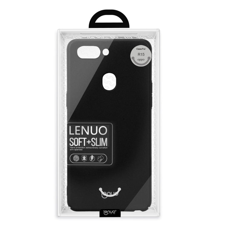 Lenuo Leshield Series for OPPO R15 PC Shockproof Protective Back Cover Case(Gold)