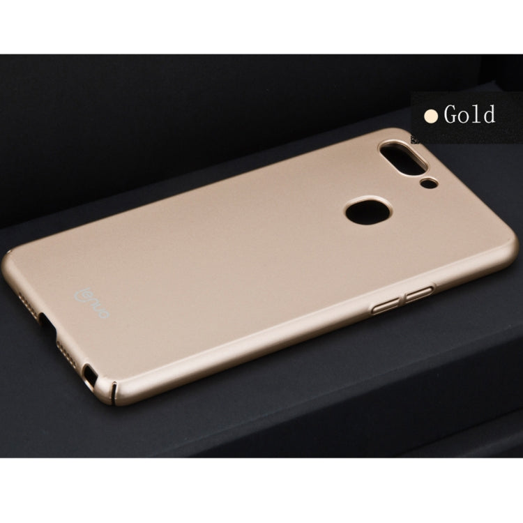Lenuo Leshield Series for OPPO R15 PC Shockproof Protective Back Cover Case(Gold)