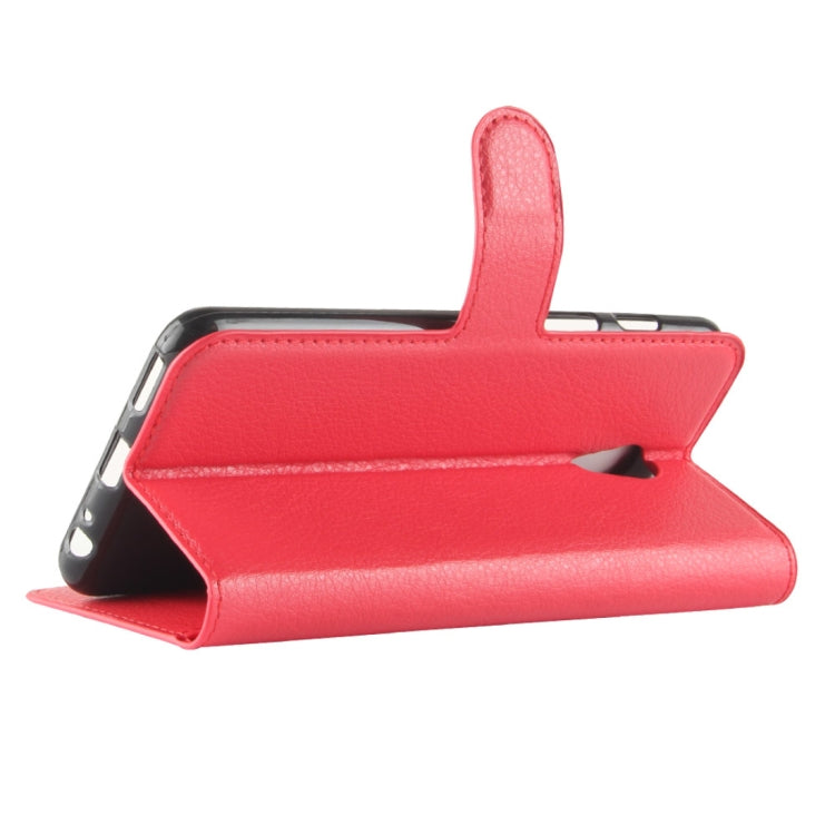 For Meizu  Meilan M6s PU + TPU Litchi Texture Horizontal Flip Leather Case with Wallet & Holder & Card Slots