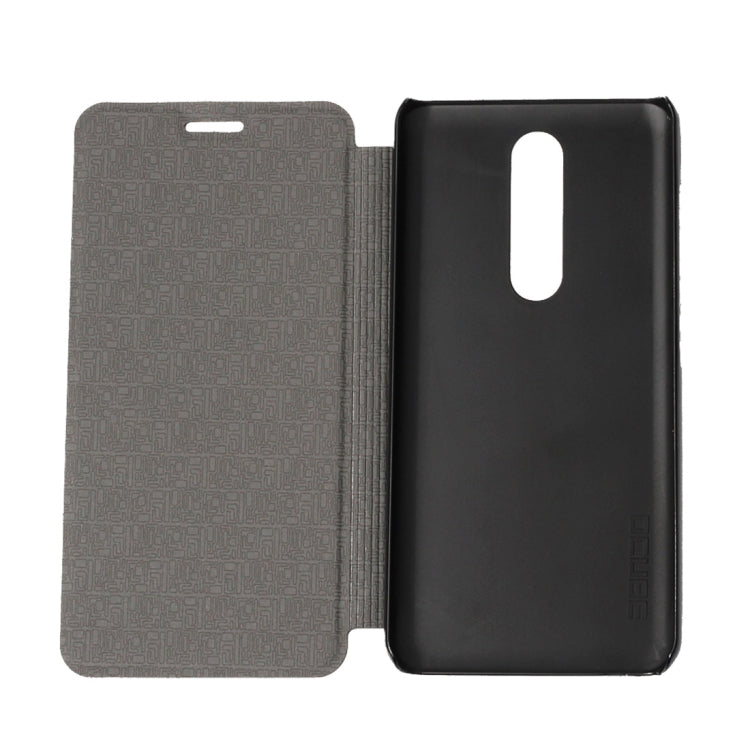 OCUBE Spring Texture Horizontal Flip Leather Case for UMIDIGI A1 Pro, with Holder