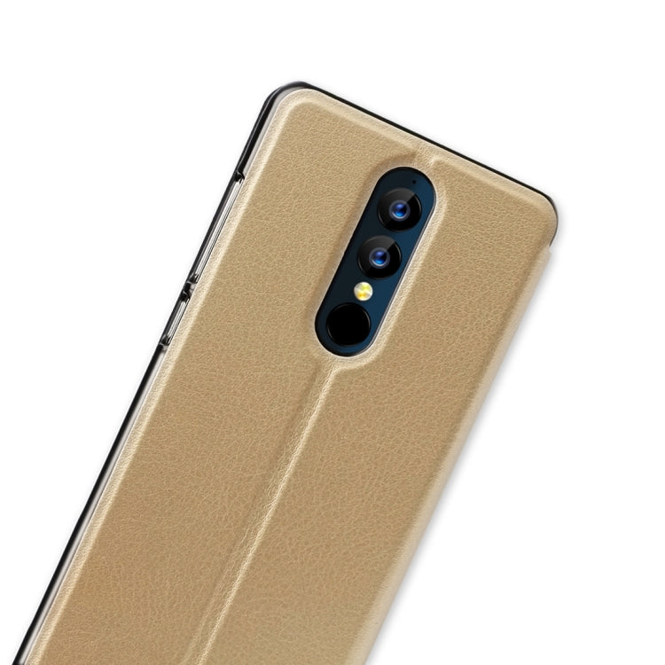 OCUBE Spring Texture Horizontal Flip Leather Case for UMIDIGI A1 Pro, with Holder