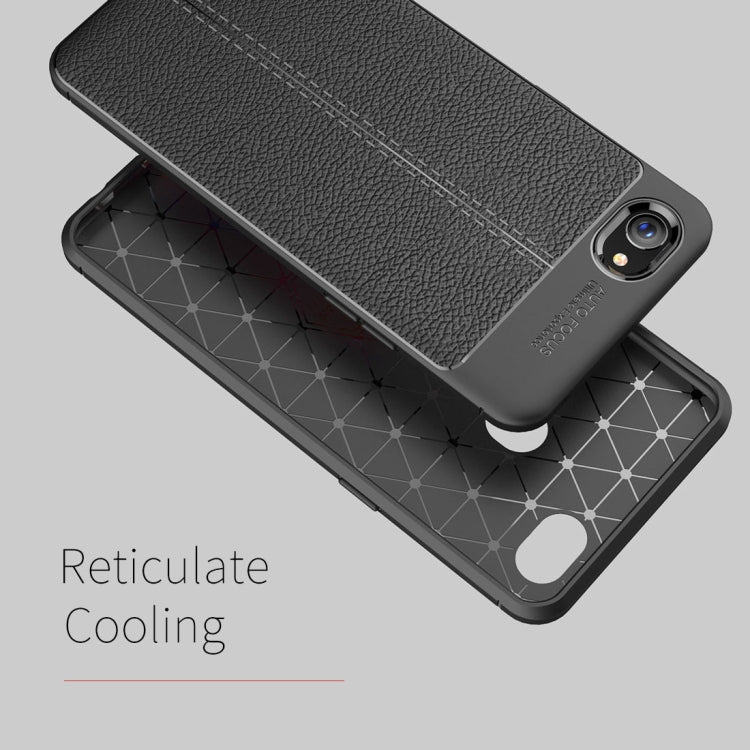 Litchi Texture TPU Protective Case for OPPO Realme 1