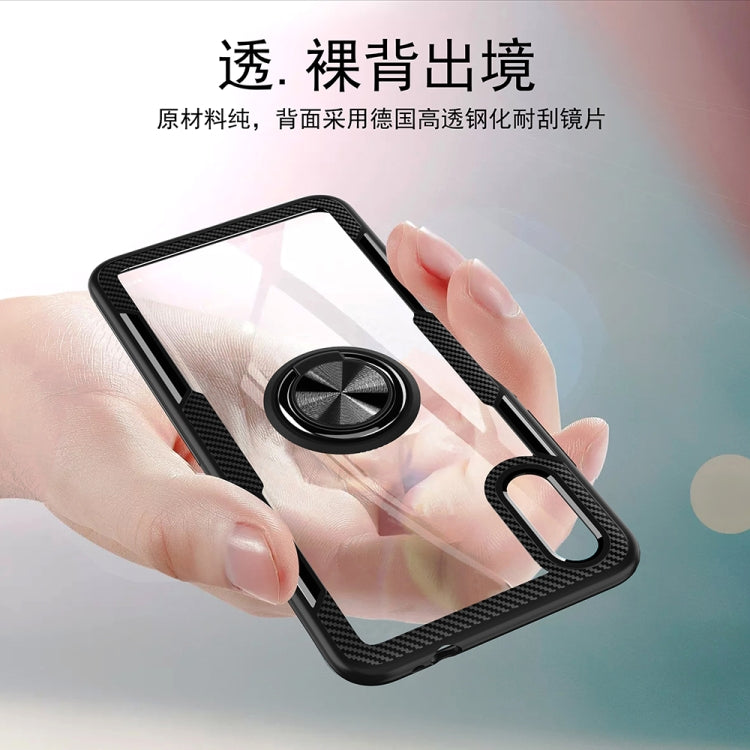 Scratchproof TPU + Acrylic Ring Bracket Protective Case for VIVO X23