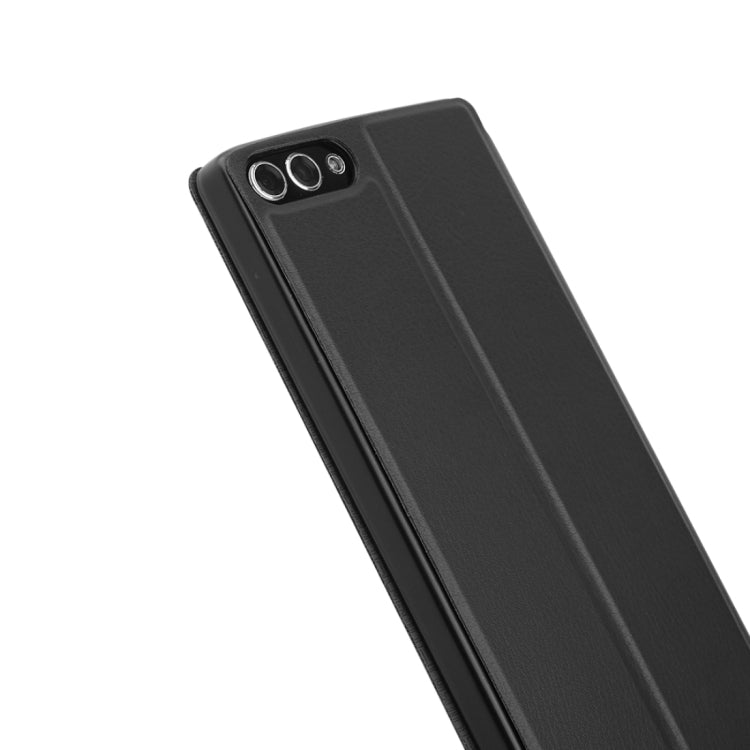 OCUBE for HOMTOM S9 Plus (MPH1900) Spring Texture Horizontal Flip Leather Case with Holder(Black)