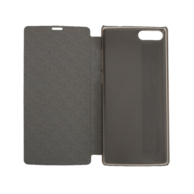 OCUBE for HOMTOM S9 Plus (MPH1900) Spring Texture Horizontal Flip Leather Case with Holder(Black)