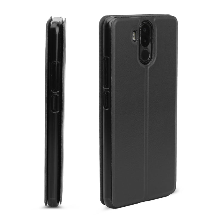 OCUBE for Ulefone Power 3 (MPH1327) Spring Texture Horizontal Flip Leather Case with Holder (Black)