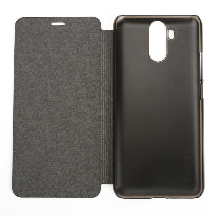 OCUBE for Ulefone Power 3 (MPH1327) Spring Texture Horizontal Flip Leather Case with Holder (Black)
