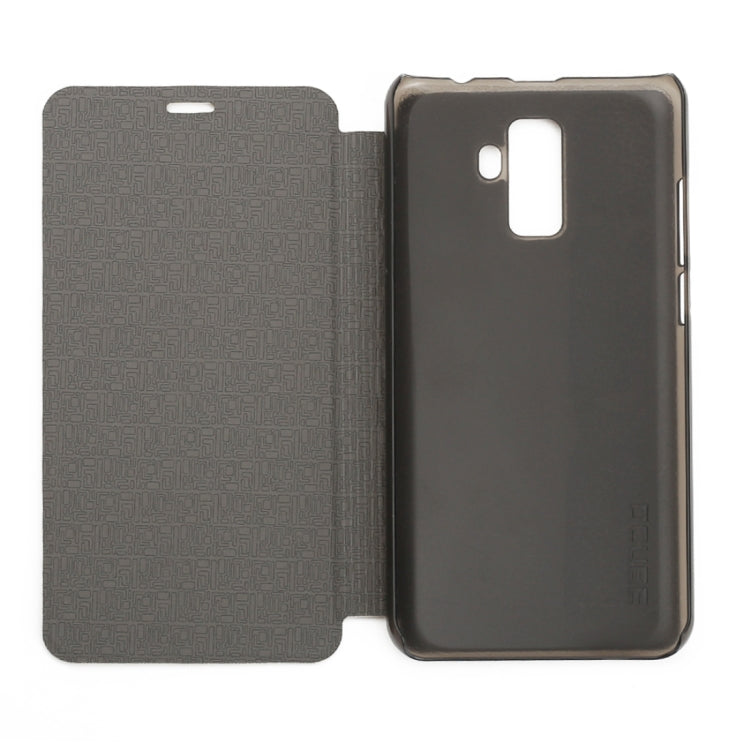 OCUBE for Leagoo M9 (MPH1992) Spring Texture Horizontal Flip Leather Case with Holder (Gold)