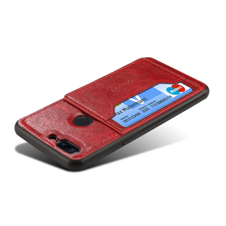 Dibase TPU + PC + PU Crazy Horse Texture Leather Case for OnePlus 5T