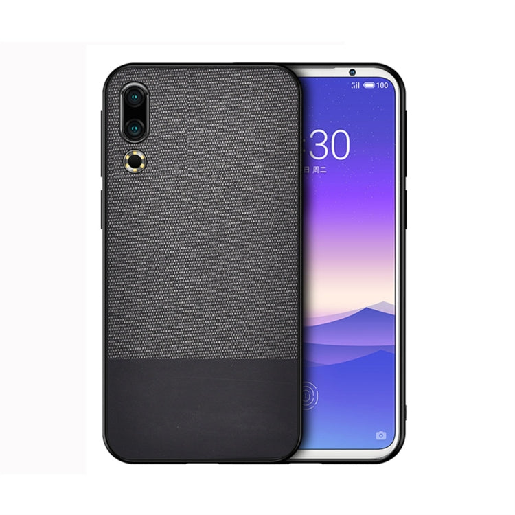 Shockproof Splicing PU + Cloth Protective Case for Meizu 16S