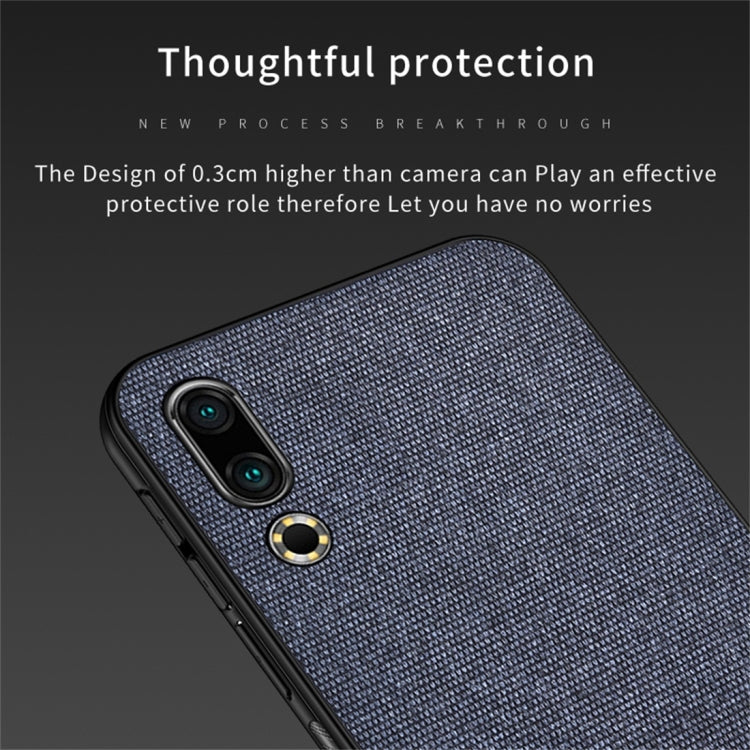 Shockproof Splicing PU + Cloth Protective Case for Meizu 16S