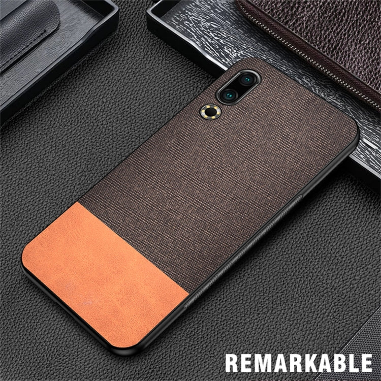 Shockproof Splicing PU + Cloth Protective Case for Meizu 16S