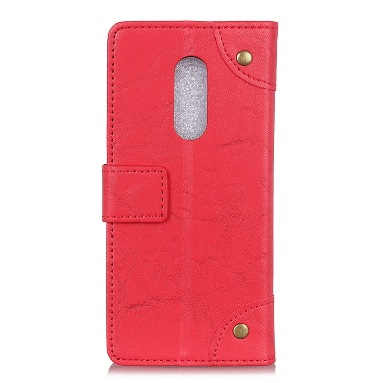 Copper Buckle Retro Crazy Horse Texture Horizontal Flip Leather Case for OnePlus 7, with Holder & Card Slots & Wallet