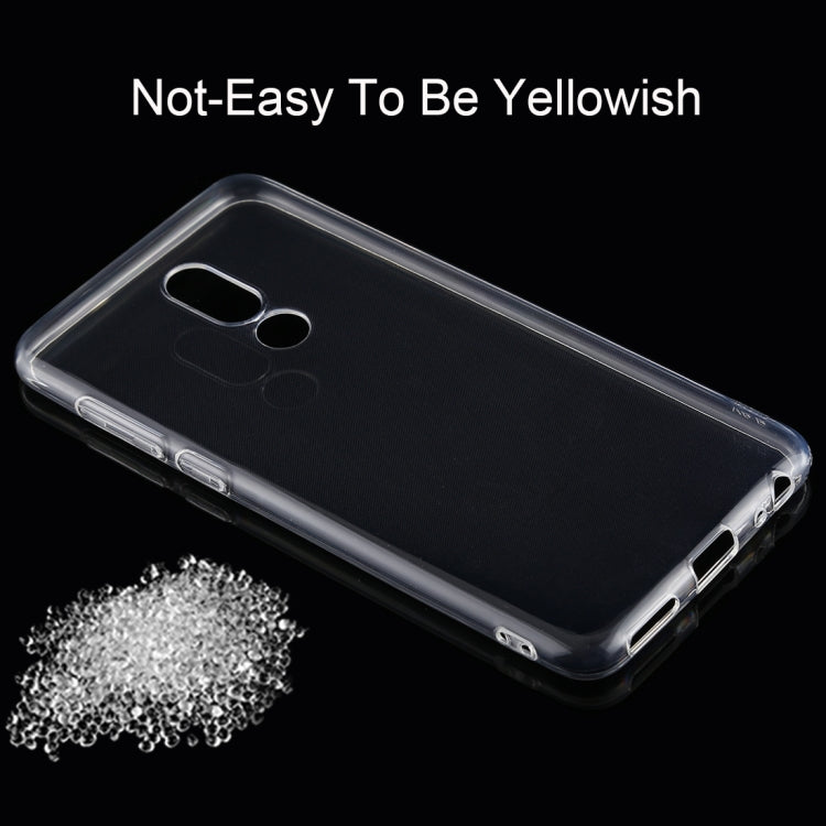 50 PCS 0.75mm Transparent TPU Case for Meizu V8