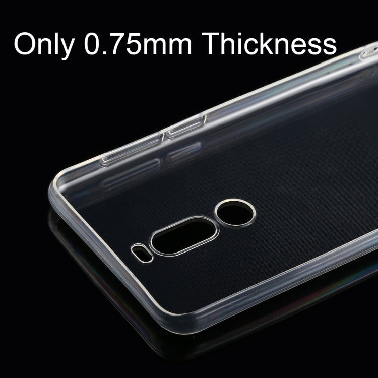 50 PCS 0.75mm Transparent TPU Case for Meizu V8 & M8