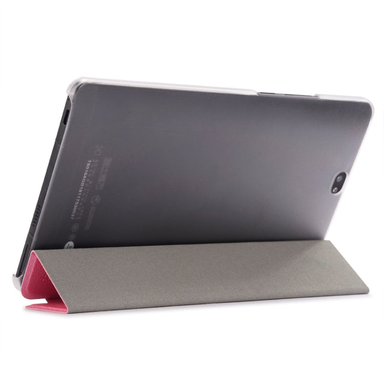 Frosted Texture Horizontal Flip PU Leather Case for Cube X1 / T801, with Three-folding Holder