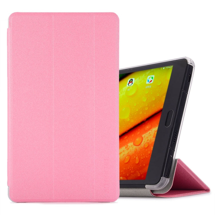 Frosted Texture Horizontal Flip PU Leather Case for Cube X1 / T801, with Three-folding Holder
