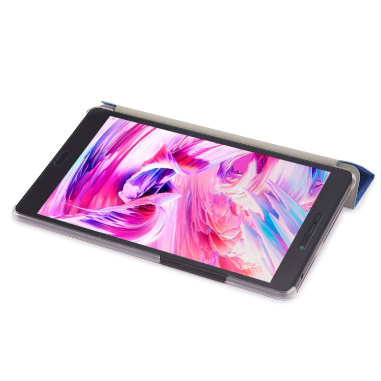 Frosted Texture Horizontal Flip PU Leather Case for Cube X1 / T801, with Three-folding Holder