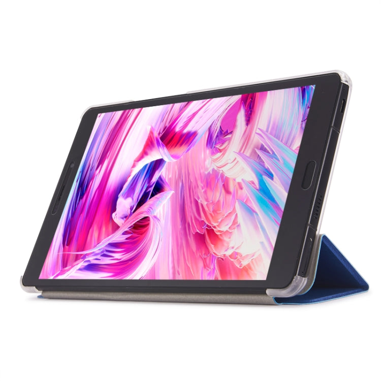 Frosted Texture Horizontal Flip PU Leather Case for Cube X1 / T801, with Three-folding Holder