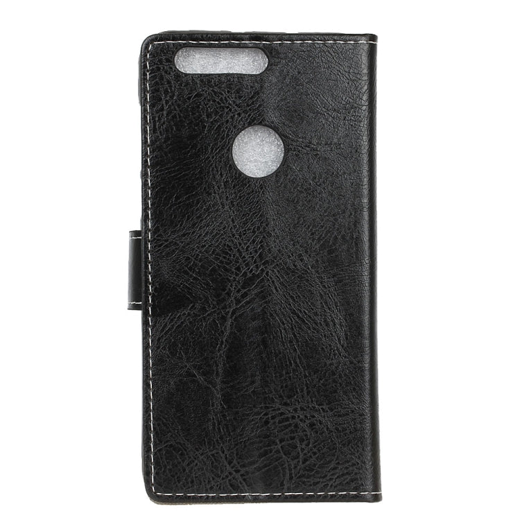 Retro Crazy Horse Texture Horizontal Flip Leather Case for Alcatel 1S, with Holder & Card Slots & Photo Frame & Wallet