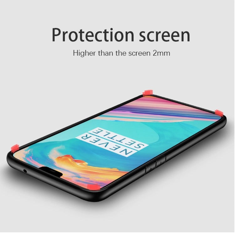 Transparent PC + TPU Full Coverage Shockproof Protective Case for OnePlus 6 (Grey)