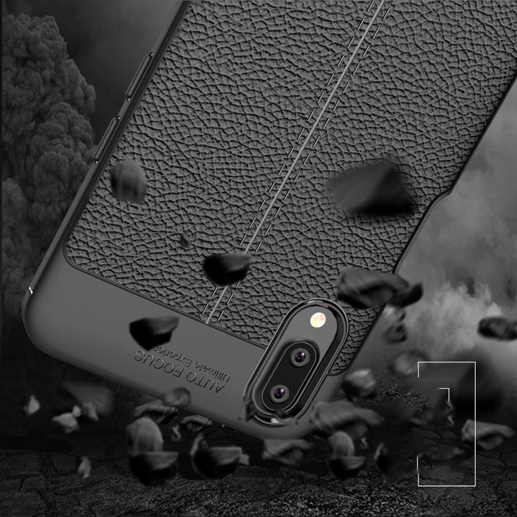 For Meizu Meilan E3 Litchi Texture Soft TPU Protective Case