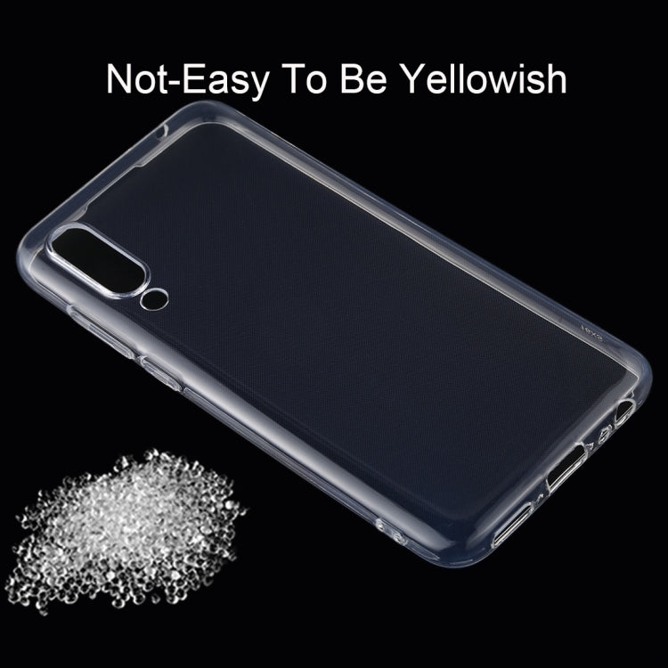 0.75mm Ultrathin Transparent TPU Soft Protective Case for Meizu 16Xs