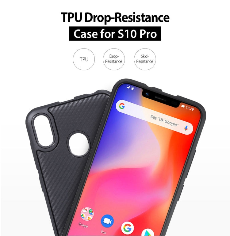 Drop-Resistance and Skid-Resistance TPU All round Protective Case for S10 Pro(Black)