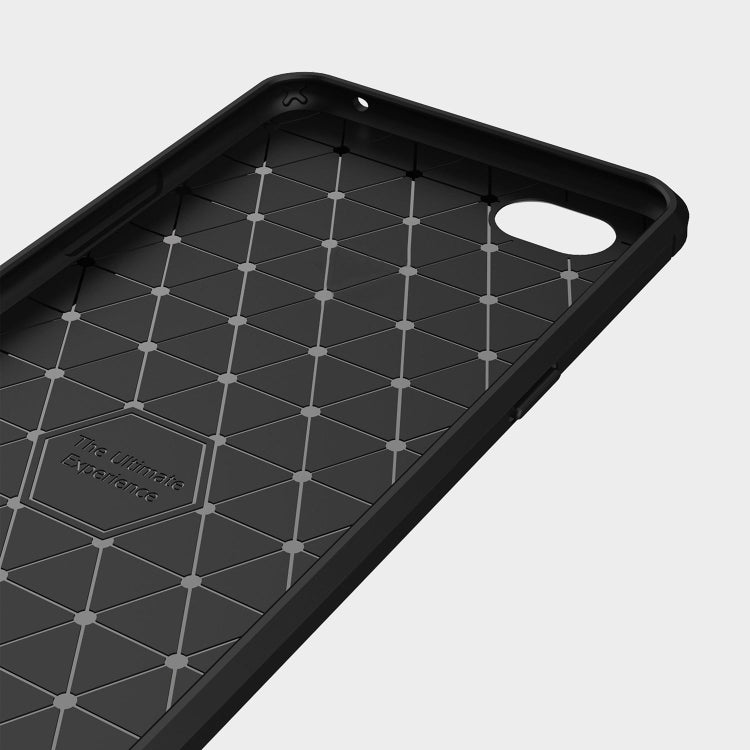 Brushed Texture Carbon Fiber Shockproof TPU Case for OPPO Realme 1