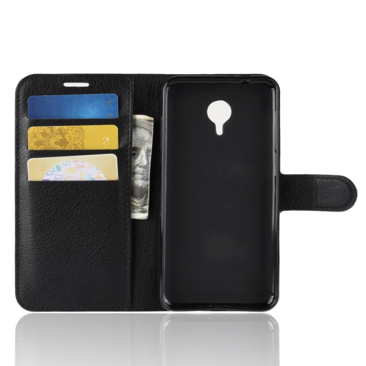 Litchi Texture Horizontal Flip Leather Case for Vodafone Smart N9 Lite / VFD 620, with Wallet & Holder & Card Slots