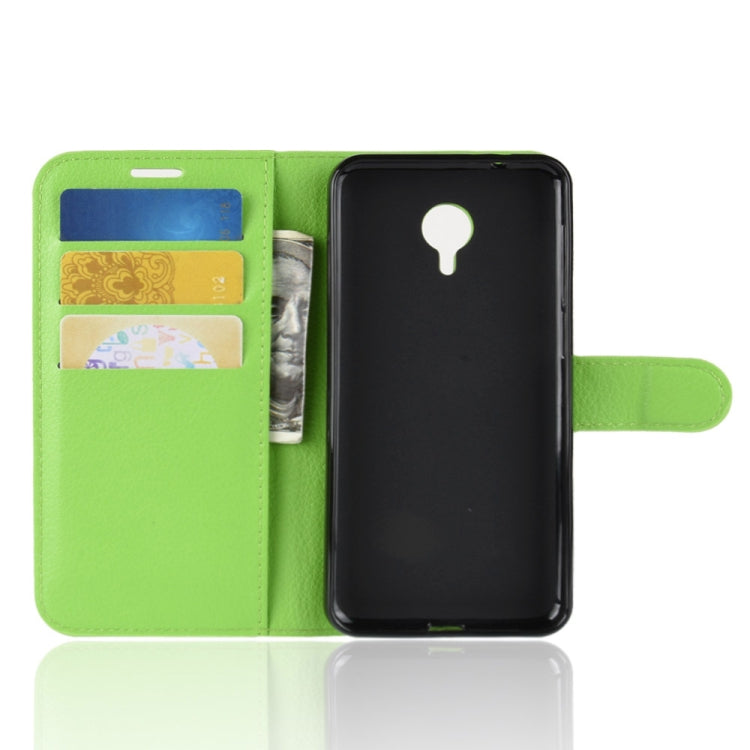 Litchi Texture Horizontal Flip Leather Case for Vodafone Smart N9 Lite / VFD 620, with Wallet & Holder & Card Slots