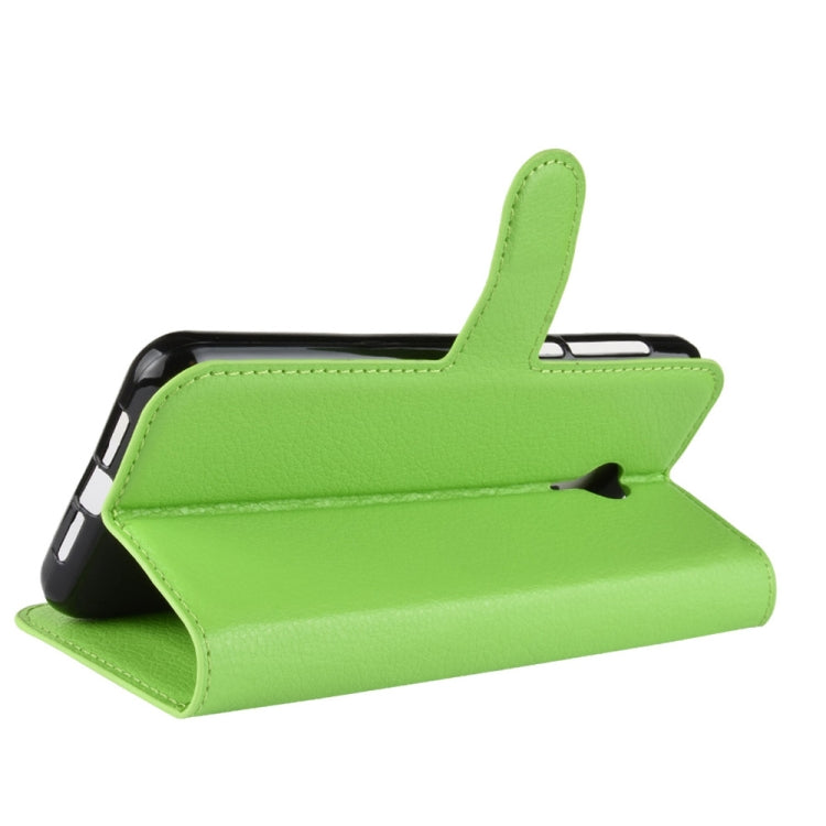 Litchi Texture Horizontal Flip Leather Case for Vodafone Smart N9 Lite / VFD 620, with Wallet & Holder & Card Slots