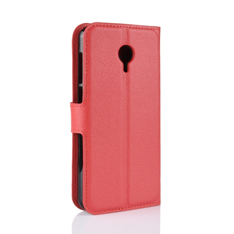 Litchi Texture Horizontal Flip Leather Case for Vodafone Smart N9 Lite / VFD 620, with Wallet & Holder & Card Slots