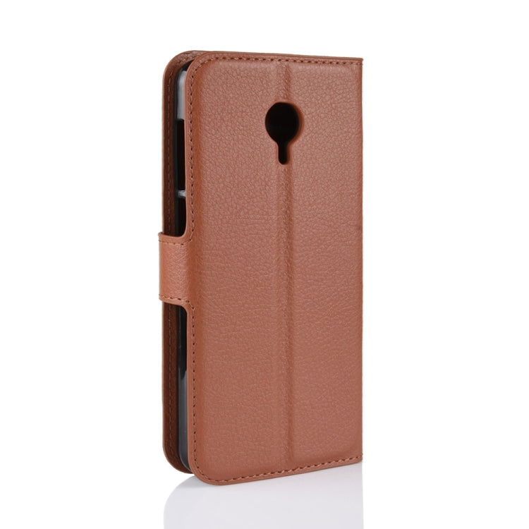 Litchi Texture Horizontal Flip Leather Case for Vodafone Smart N9 Lite / VFD 620, with Wallet & Holder & Card Slots
