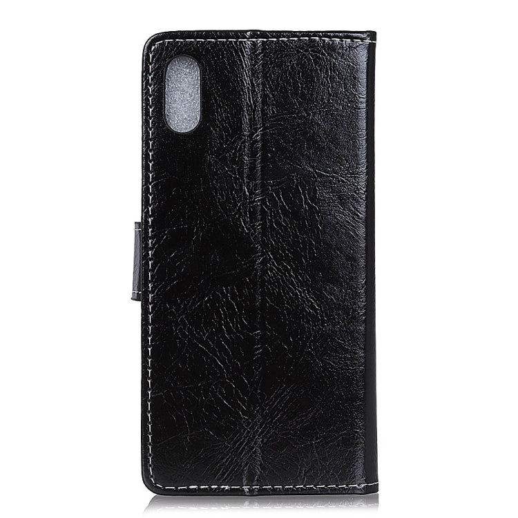 Retro Crazy Horse Texture Horizontal Flip Leather Case for DOOGEE X55,  with Card Slots & Holder & Photo Frame
