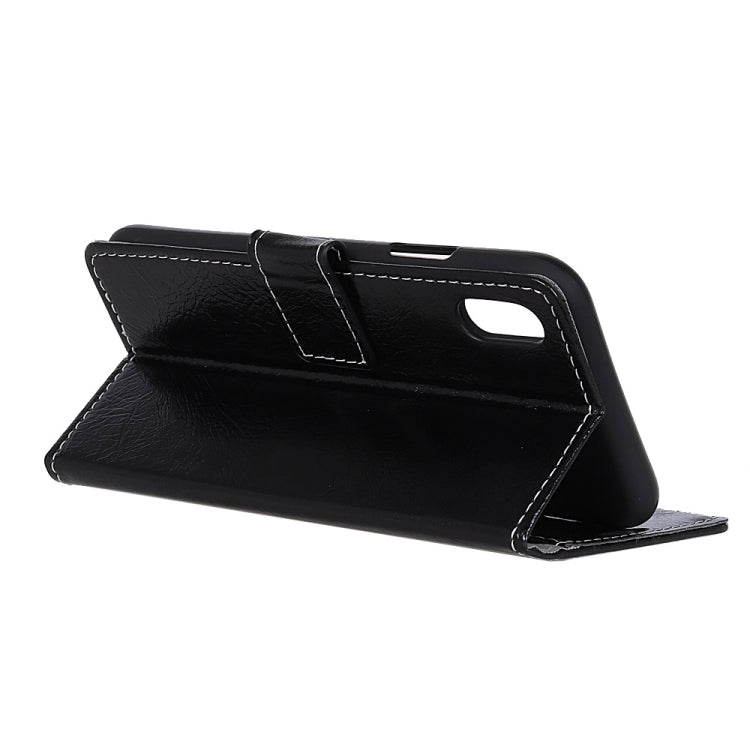 Retro Crazy Horse Texture Horizontal Flip Leather Case for DOOGEE X55,  with Card Slots & Holder & Photo Frame