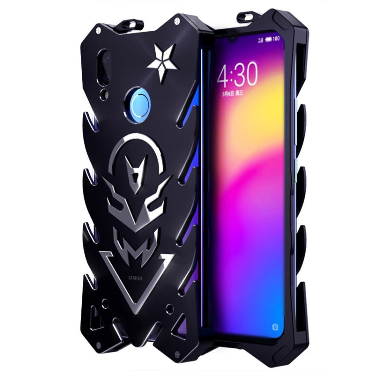Vulcan Pattern Shockproof Protective Case for Meizu Note 9 (Black)