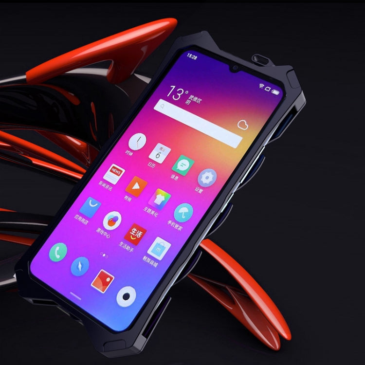 Vulcan Pattern Shockproof Protective Case for Meizu Note 9 (Black)