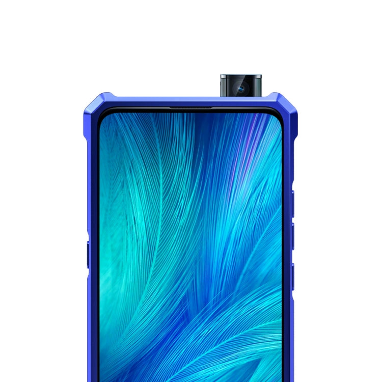 Buckle Series Metal Frame + Tempered Glass Cover Case for Vivo X27